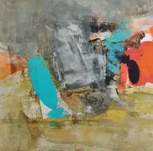 <b>Mukhtar Ahmed Sardar</b><br>Untitled<br>Acrylic on Paper<br>10 x 10 Inches<br>Unknown