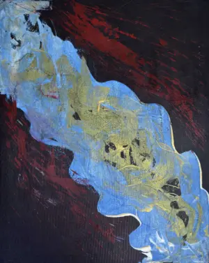 <b>Soham Das</b><br>Untitled<br>Acrylic on Canvas<br>30 x 24 Inches<br>Unknown