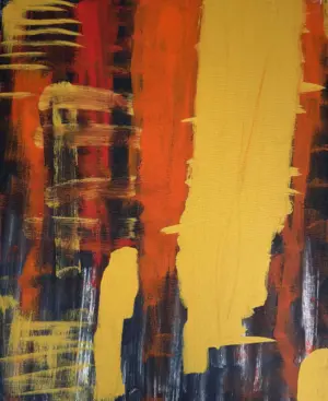 <b>Soham Das</b><br>Untitled<br>Acrylic on Canvas<br>30 x 24 Inches<br>Unknown