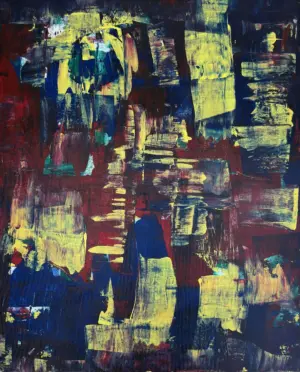 <b>Soham Das</b><br>Untitled<br>Acrylic on Canvas<br>30 x 24 Inches<br>Unknown