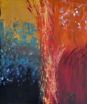 <b>Soham Das</b><br>Untitled<br>Acrylic on Canvas<br>36 x 30 Inches<br>Unknown