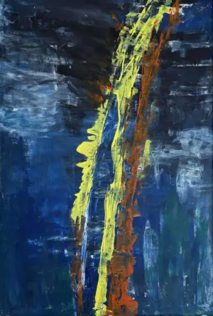 <b>Soham Das</b><br>Untitled<br>Acrylic on Canvas<br>36 x 24 Inches<br>Unknown