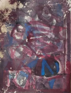 <b>Achuthan Kudallur</b><br>Untitled<br>Watercolor on Paper<br>15.5 x 11.8 Inches<br>Unknown