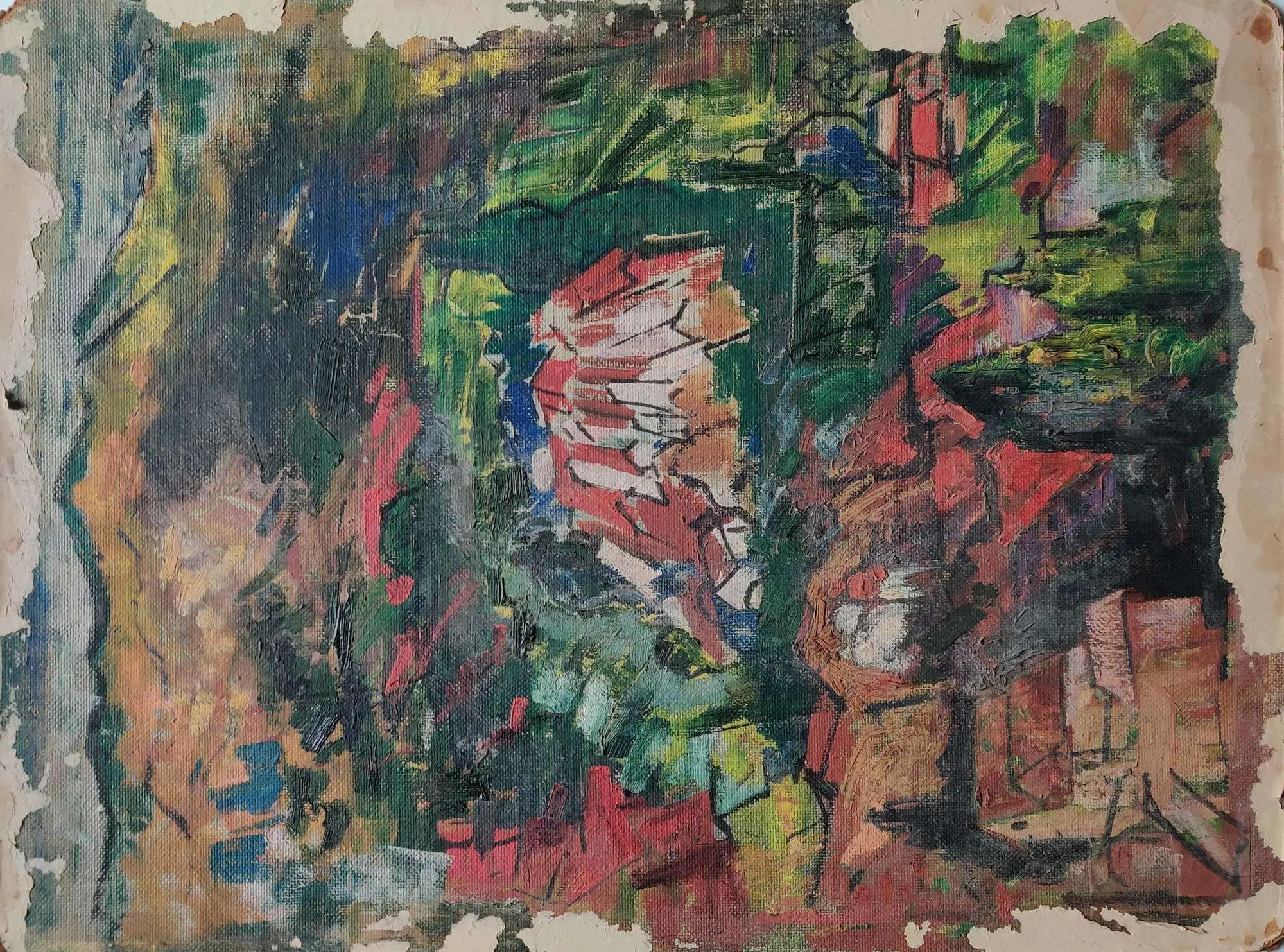 <b>Achuthan Kudallur</b><br>Untitled<br>Watercolor on Paper<br>20 x 27 Inches<br>Unknown