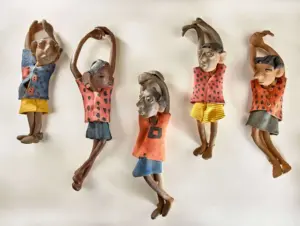 <b>G. Reghu</b><br>Untitled <br>Ceramic<br>18 to 23 Inches Height (Variable sizes)<br>2019