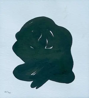 <b> Jeram Patel</b><br>Untitled<br>Ink on Paper<br>7 x 6.5 inches<br>2005