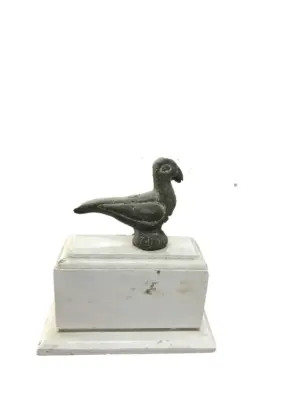 <b>Jogen Chowdhury</b><br>Bird<br>Bronze<br>4 x 4.5 x 1.5 Inches<br>Unknown