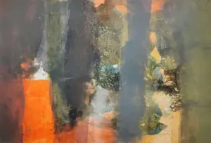 <b>Mukhtar Ahmed Sardar</b><br>Untitled<br>Acrylic on Paper<br>12 x 17.3 Inches<br> Unknown