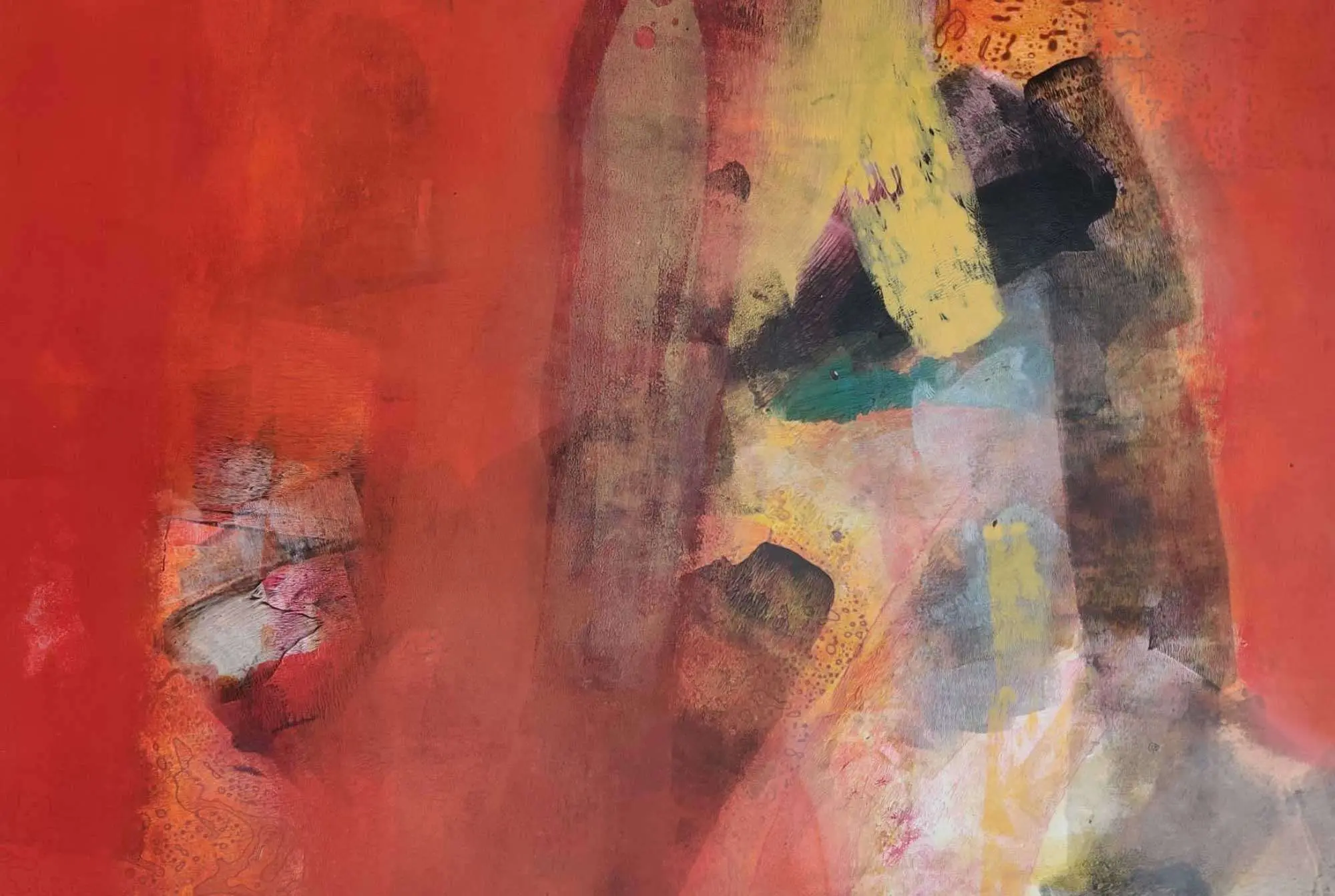 <b>Mukhtar Ahmed Sardar</b><br>Untitled<br>Acrylic on Paper<br>12 x 17.3 Inches<br> ?Unknown