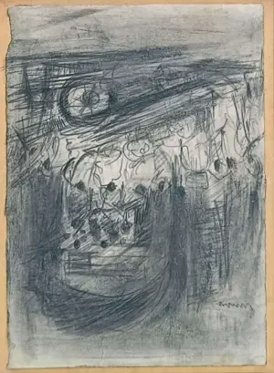 <b>Sailoz Mookherjea</b><br>Untitled<br>Acrylic on Canvas<br>7 x 5 Inches<br> Unknown