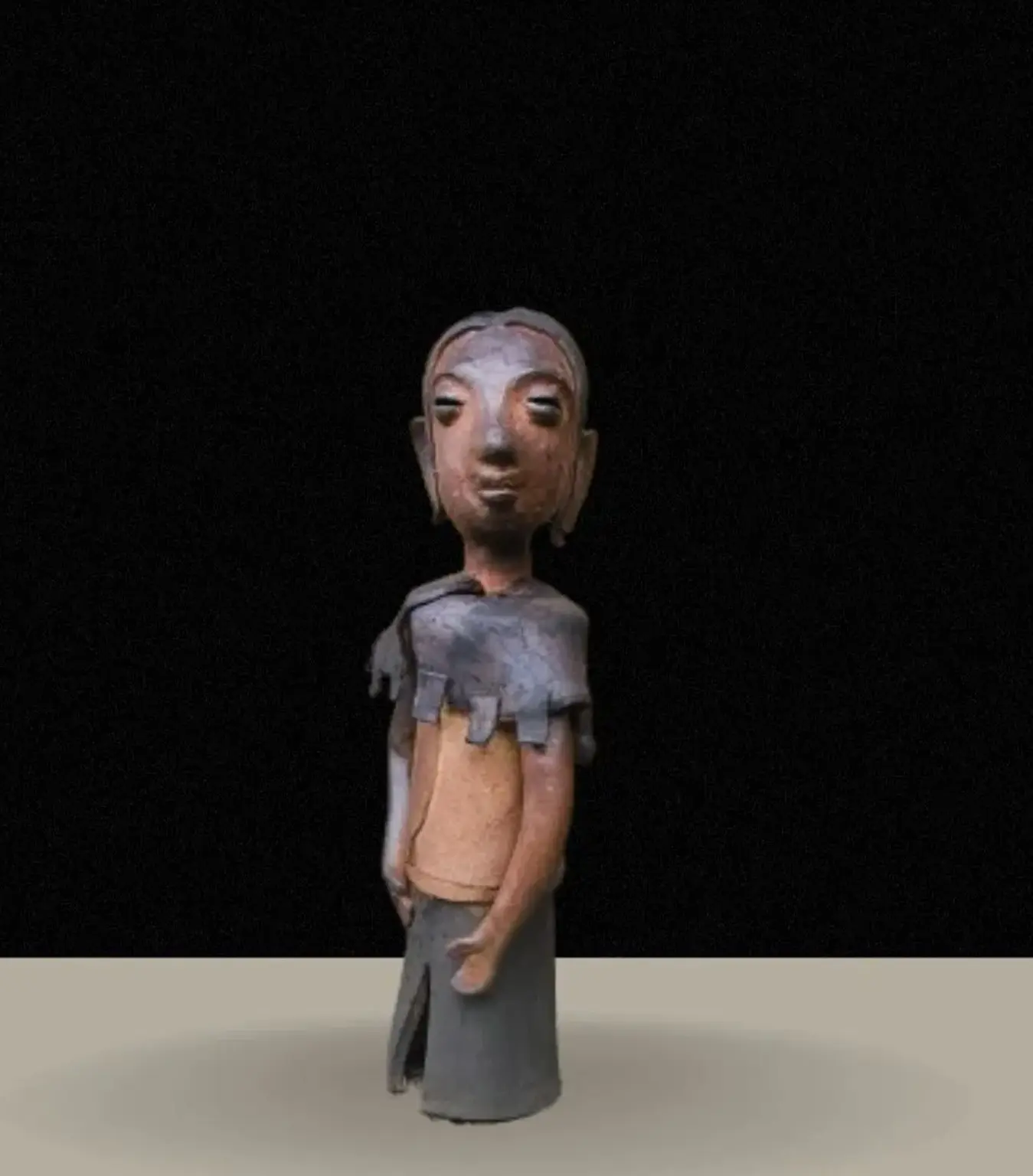 <b>G.Reghu</b><br>Untitled<br>Ceramic<br>16 x 7 x 4 Inches<br>Unknown