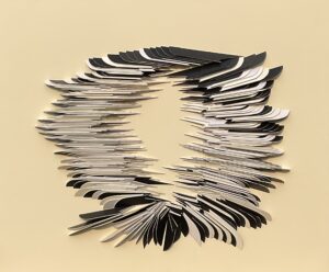 <b>Anushree Rabadia</b><br>Flight<br>Acid Proof Mouthboard<br>22 x 26 Inches<br>2023