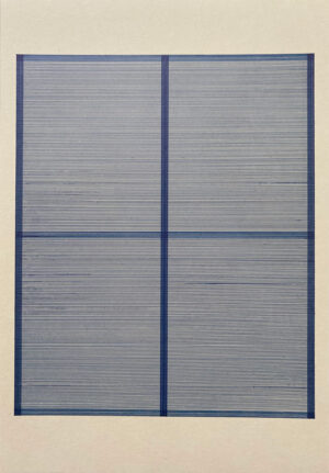 <b>Maitreyi Desai</b><br>Linear Harmony- I<br>Drawing (Archival Pigment Ink on Acid Free Paper<br>11.4 x 7.9 Inches<br>2023