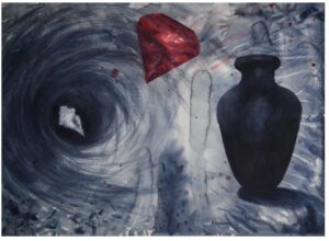 <b></b><br>Shridhar Murthy<br> The Diamond<br>Watercolour On Paper<br>28 x 21 Inches<br>2021