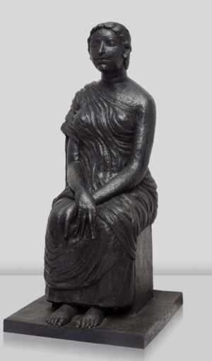 <b>Jogen Chowdhury</b><br>She<br>Bronze <br> 42.5 x 23 x 20 Inches<br>2022<br>Edition of 9