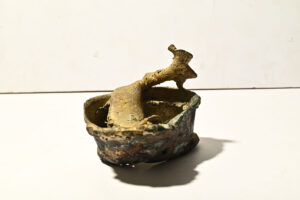 <b>Somnath Hore </b><br>Bird in the Nest <br> Bronze <br> 3.6 x 2.7 x 2.8 Inches<br>Unknown