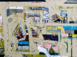 <b>Mukhtar Ahmad Sardar </b><br>Untitled<br> Acrylic on Canvas <br> 30 x 40 Inches<br> 2025