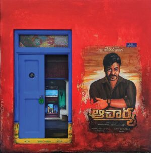 <b>Santhana Krishnan</b><br>Untitled<br>Mixed Media on Wooden Box <br>36 x 36 Inches<br>2022