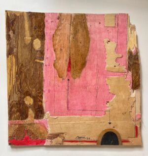 <b>Bansi Khatri</b><br>Untitled<br>Acrylic on Plywood<br>26 x 26 Inches<br>2021