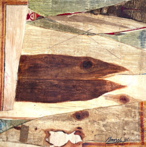 <b>Bansi Khatri</b><br>Untitled<br>Acrylic on Plywood<br>16 x 16 Inches<br>2021