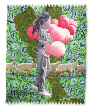 <b>Jitu Oghani</b><br>Childhood<br>Water based Colour on Handmade Acid Free Paper<br>31 x 25 Inches (Uncut Paper)<br>2020