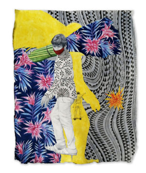 <b>Jitu Oghani</b><br>Need<br>Water based Colour on Handmade Acid Free Paper<br>31 x 25 Inches (Uncut Paper)<br>2020