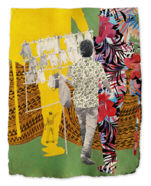 <b>Jitu Oghani</b><br>Reality<br>Water based Colour on Handmade Acid Free Paper<br>31 x 25 Inches (Uncut Paper)<br>2020