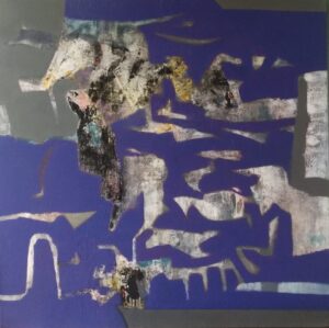 <b>Mukhtar Ahmad Sardar</b><br>Untitled<br>Acrylic on Canvas<br>49 x 49 Inches<br>Unknown