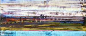 <b>Anki Bhutia</b><br>Deja Vu<br>Acrylic on Canvas<br> 120 x 51 Inches<br>2007