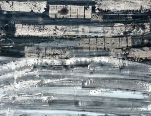 <b>Anki Bhutia</b><br>Dark is Shining Afar<br>Acrylic on Canvas<br> 96 x 72 Inches<br>2007