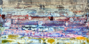 <b>Anki Bhutia</b><br>Trust<br>Acrylic on Canvas<br> 120 x 60 Inches<br>2007