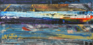 <b>Anki Bhutia</b><br>Contract<br>Acrylic on Canvas<br> 120 x 51 Inches<br>2007