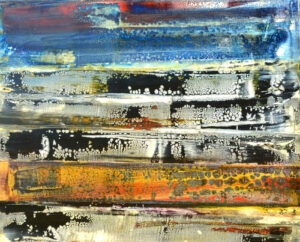 <b>Anki Bhutia</b><br>Polarities of Coexistences<br>Acrylic on Canvas<br> 60 x 48 Inches<br>2006