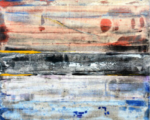 <b>Anki Bhutia</b><br>Imprint of Time<br>Acrylic on Canvas<br> 60 x 48 Inches<br>2006