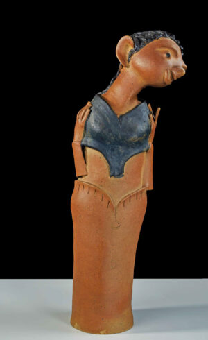 <b>G Reghu</b><br>Untitled<br>Ceramic<br> 16 x 12 x 44 Inches<br>2019