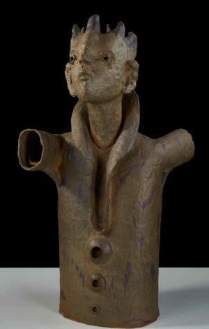 <b>G Reghu</b><br>Untitled<br>Ceramic<br> 24 x 20 x 40 Inches<br>2017