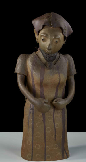 <b>G Reghu</b><br>Untitled<br>Ceramic<br> 20 x 16 x 42 Inches<br>2017