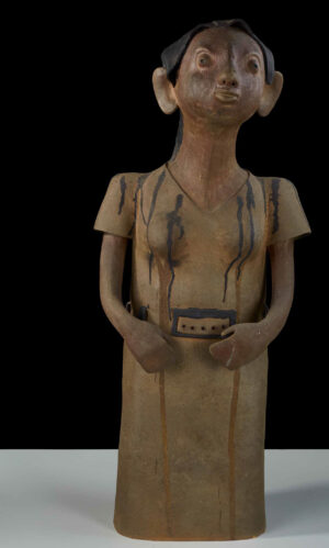 <b>G Reghu</b><br>Untitled<br>Ceramic<br> 18 x 14 x 44 Inches<br>2015