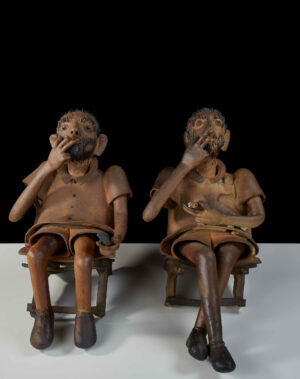 <b>G Reghu</b><br>Untitled<br>Ceramic<br> 14 x 14 x 26 Inches (each) <br>2022