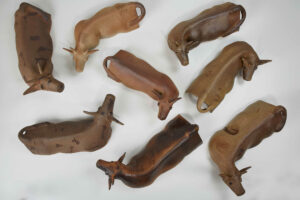 <b>G Reghu</b><br>Untitled<br>Ceramic<br> 18 x 8 x 6 Inches (each) <br>2019