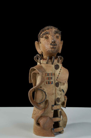 <b>G Reghu</b><br>Untitled<br>Ceramic<br> 10 x 10 x 20 Inches <br>2022