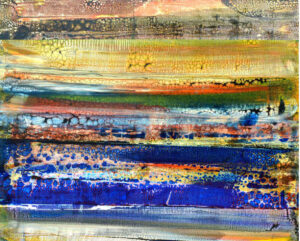 <b>Anki Bhutia</b><br>Amorphous Form<br>Acrylic on Canvas<br> 60 x 48 Inches<br>2007