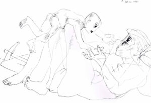 <b>Somnath Hore </b><br>Untitled<br>Pen and Ink on Paper <br> 9.5 x 13.4 Inches<br>1991