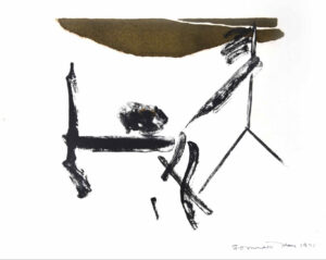 <b>Somnath Hore </b><br>Untitled<br>Lithograph on Paper <br> 11 x 15.1 Inches<br>1971<br> Artist's Proof