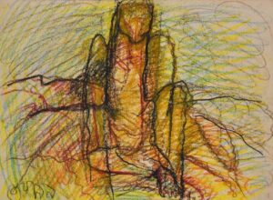 <b>Reba Hore</b><br> Untitled <br> Pastel on Paper <br> 11.6 x 15.7 Inches<br>1999