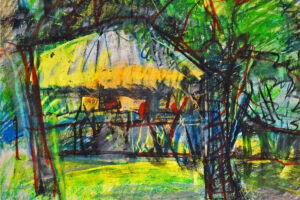 <b>Reba Hore</b><br> Untitled <br> Pastel on Paper <br> 12.4 x 15.4  Inches<br>1999