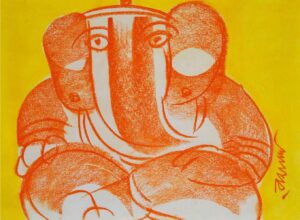 <b>Ramananda Bandopadhyay</b><br> Untitled <br> Dry Pastel on Paper <br> 11.6 x 15.7  Inches<br>2006
