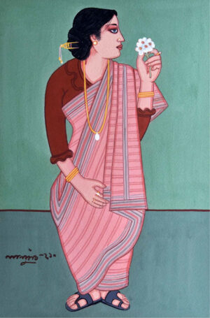 <b>Lalu Prasad Shaw </b><br> Untitled <br> Tempera on Board <br> 21 x 15 Inches <br>2021