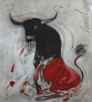 <b>Sunil Das </b><br> Untitled <br> Charcoal on Paper <br> 10.6 x 14.6 Inches <br>2007