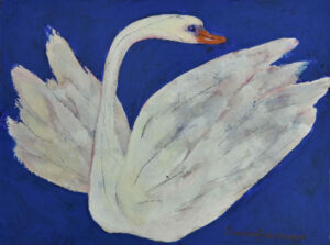 <b>Shuvaprasanna Bhattacharya </b><br> Untitled <br> Acrylic and Charcoal on Board <br> 4.5 x 6 Inches <br>Unknown